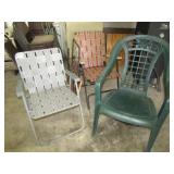 2 LAWN CHAIRS ; PLOY CHAIR