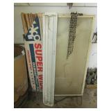 CARPET TACK STRIPS ; 3- 4 FT SHOP LIGHTS