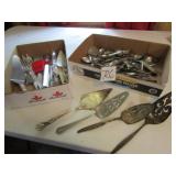 VINTAGE FLATWARE ; SERVING UNTENSILS ; KITCHEN