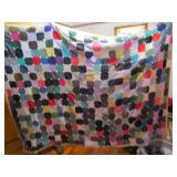 CINTAGE CUTTER HAND SEWN QUILT