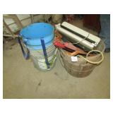 BUSHEL BASKETS ; CLIPPERS; RATCHET STRAPS; MORE