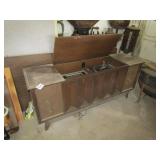 MID  CENTURY AIRLINE STEREO CABINET W/ RADIO,