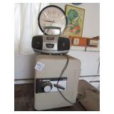 OLD SAFE ?? ; RADIO & CLOCK