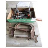 FLAT OF TOOLS ; C-CLAMPS