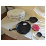 CAST IRON SKILLET LID ; SMALL CI SKILLET; MORE