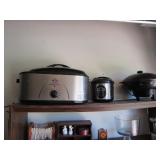 RIVAL 22 QT. ROASTER OVEN ; RICE COOKER