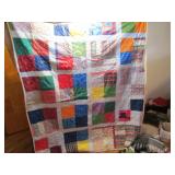 VINTAGE HAND SEWN QUILT