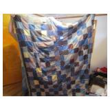 VINTAGE COUNTRY HAND SEWN QUILTS W/ SOME TEARS