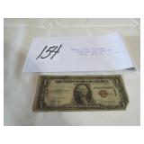 1935A RED SEAL $1 HAWAII CERTIFICATE