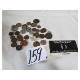 30+ EARLY FOREIGN COINS