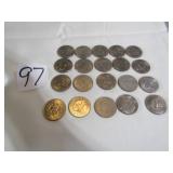 20 EISENHOWER DOLLARS