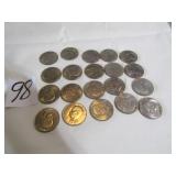 20 EISENHOWER DOLLARS