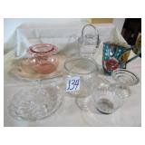 8- PIECES GLASSWARE