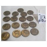 17- 1970'S ,80'S KENNEDY HALF DOLLARS