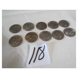 10 - EISENHOWER DOLLARS