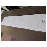 EARLY COUNTRY STORE MILK GLASS MARBLE? ETCHED