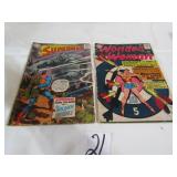 2- 12 CENT 1960'S COMIC BOOKS - WONDER WOMAN ,