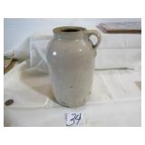 10' WAX SEALED STORAGE STONE JAR W/ FINGER HOLD