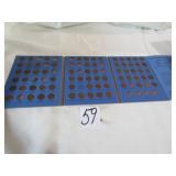 71 LINCOLN PENNIES 1941 -1973 IN FOLDER
