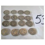 16 - SILVER QUARTERS 1936 -1964