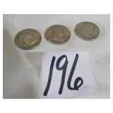 1949,49D,49S FRANKLIN LIBERTY BELL SILVER HALF