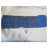 77- LINCOLN PENNIES 1909 -1940 IN FOLDER