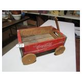 COCA COLA WOOD POP CRATE WAGON