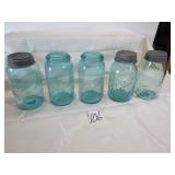 5- QT. BALL TRIPLE L BLUE JARS