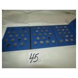 45- 1946-1964 ROOSEVELT SILVER DIMES IN FOLDER