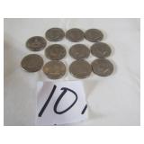 11- BICENTENIAL KENNEDY HALF DOLLARS