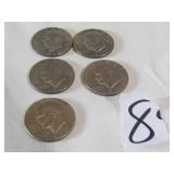 5- EISENHOWER DOLLARS -  4 1978 & 1 1977