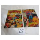 2- 1966,68 12 CENT SUPERBOY COMIC BOOKS #134,145