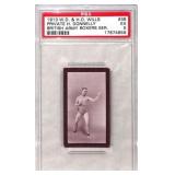 1913 Wills British Army Boxers Card #38 PSA 5