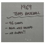 1969 Topps Baseball Card Set ï¿½ 46 Cards