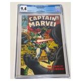Captain Marvel #7 CGC Graded 9.4