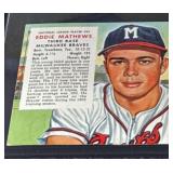 1954 Eddie Mathews Baseball Card