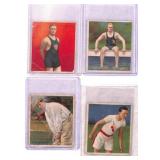 4 Mecca Cigarettes Athlete Trading Cards