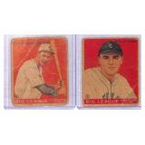 (3) 1933 Goudey Baseball Cards