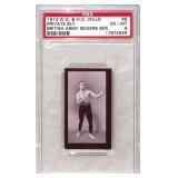 1913 Wills British Army Boxers Card #8 PSA 6