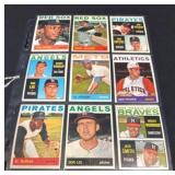 (18) Hi Grade 1964 Topps Baseball Cards