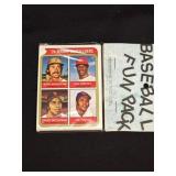 1974 Topps Baseball Sealed Cello Fun Pack