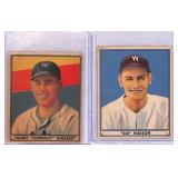 Two 1941 Play Ball Baseball Cards