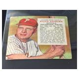 1954 Red Man Richie Ashburn Baseball Card