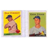 (4) 1958 Topps Baseball Cards