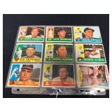 (36) 1960 Topps Baseball Cards With Stars