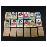 50 1974 Topps Football Cards