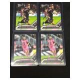 4 Topps Now MLS Lionel Messi Cards