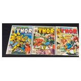 Three Thor Comic Books