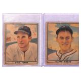 1941 Play Ball Cards Travis and Milnar