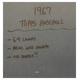 1967 Topps Baseball Cards Collection (64 Cards)